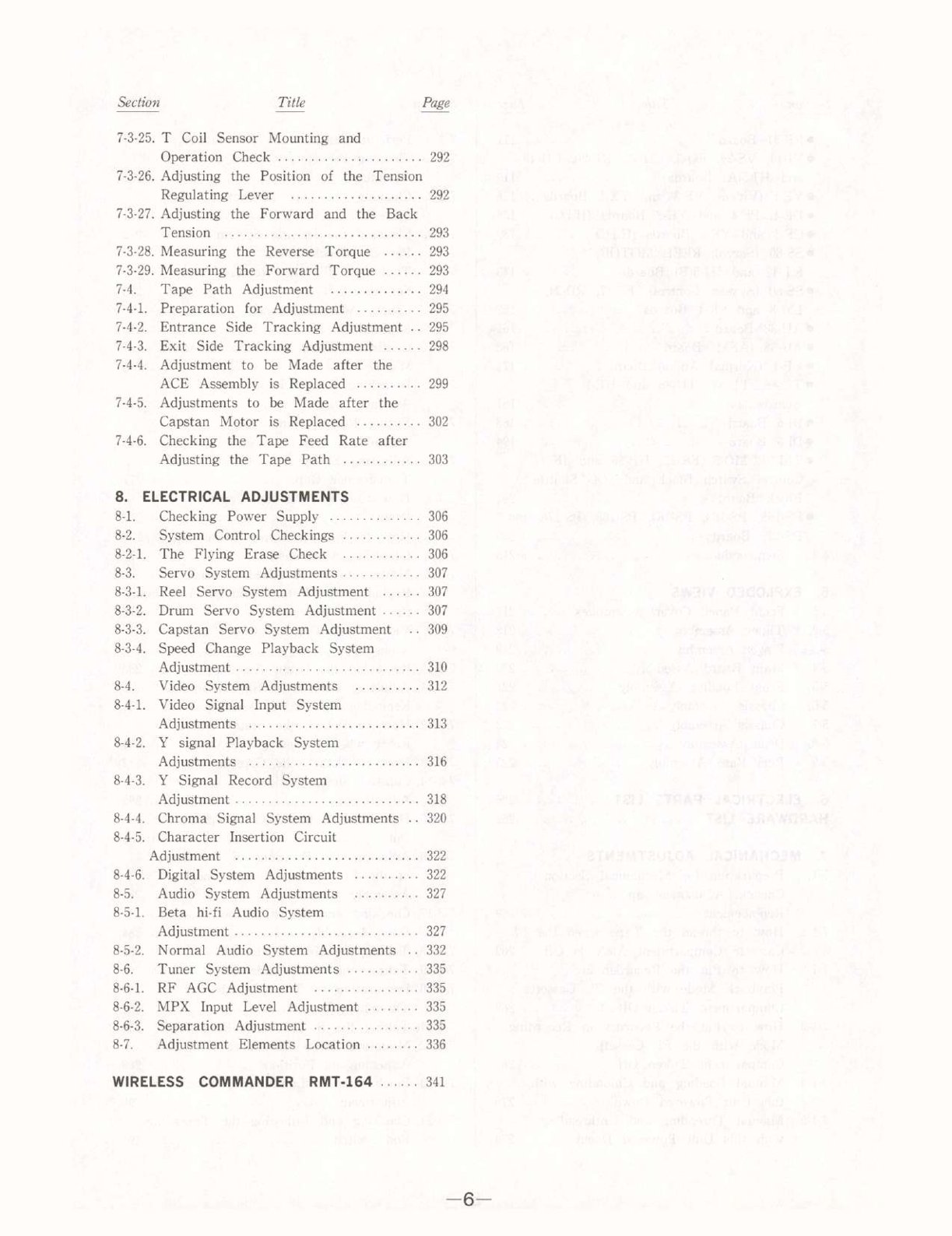 SONY EDV-9300/9500 ED Beta Video Cassette Recorder Service Manual - Image 5