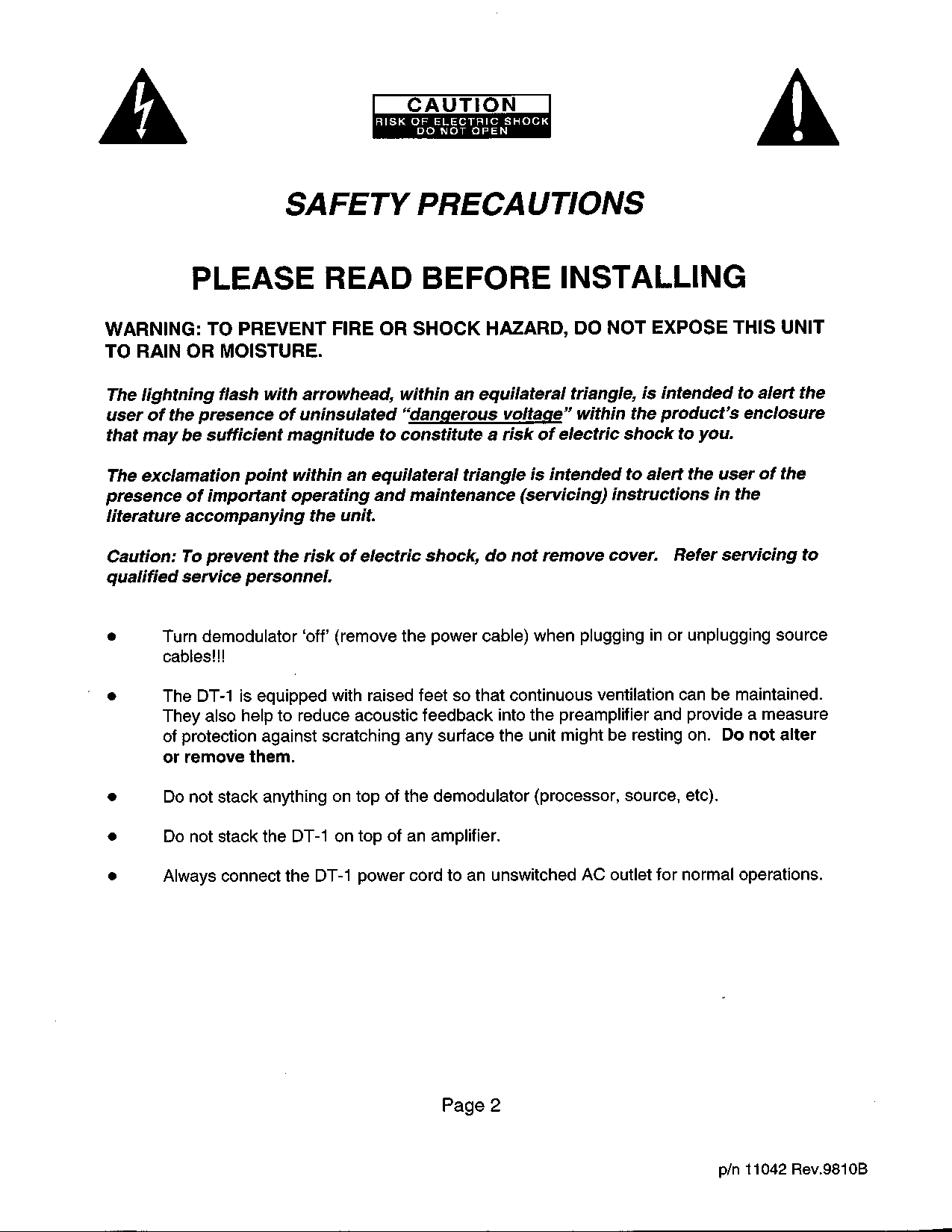 B&K Components, Ltd. DT-1 Owner's Manual (Instant Download) - Image 4