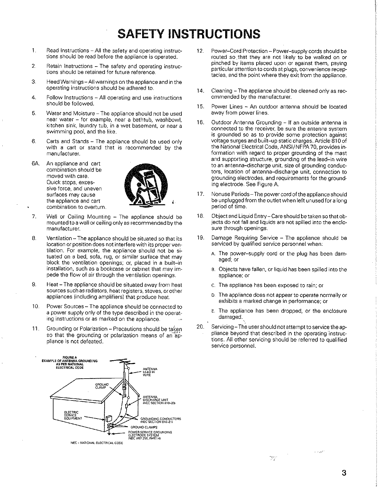 DENON DIGITAL SURROUND DECODER AVD-2000 OPERATING INSTRUCTIONS / MODE D'EMPLOI (Instant Download) - Image 3