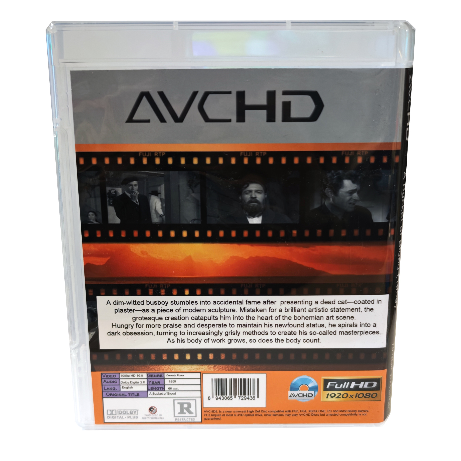 A Bucket of Blood (1959) – AVCHD High-Definition Disc (Blu-ray Compatible) - Image 3