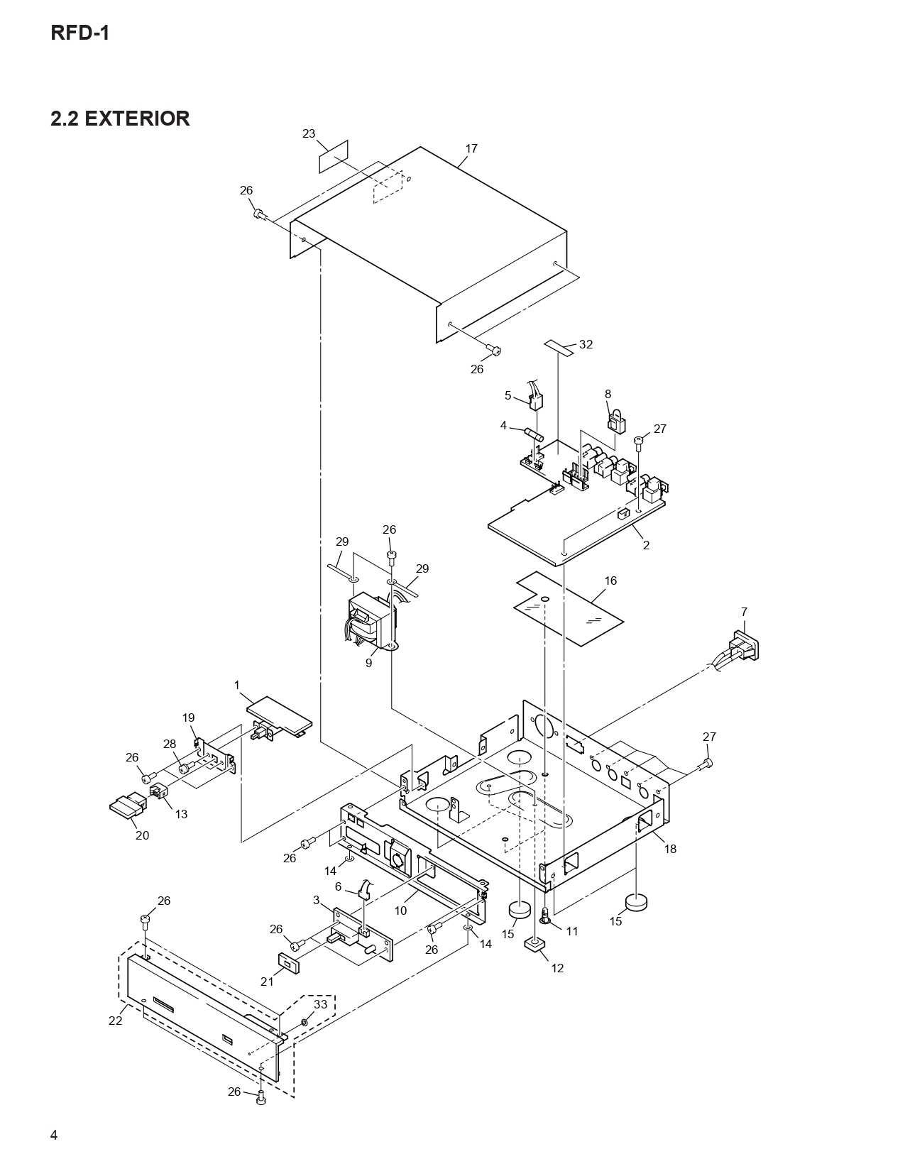 Pioneer RFD-1 RF Demodulator Service Manual Instant Download - Image 4