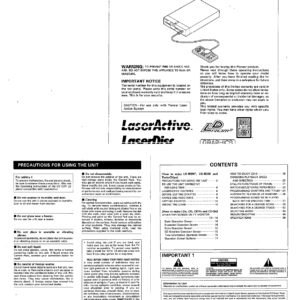 Pioneer PAC-N10 Operating Manual – Instant Download Pioneer PAC-N10 Operating Manual - Instant Download