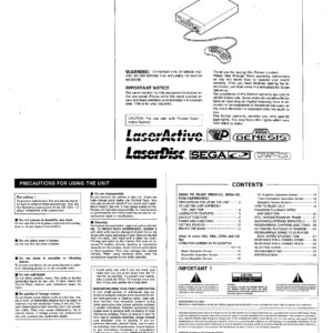 Pioneer PAC-S10 Operating Manual – Instant Download Pioneer PAC-S10 Operating Manual - Instant Download
