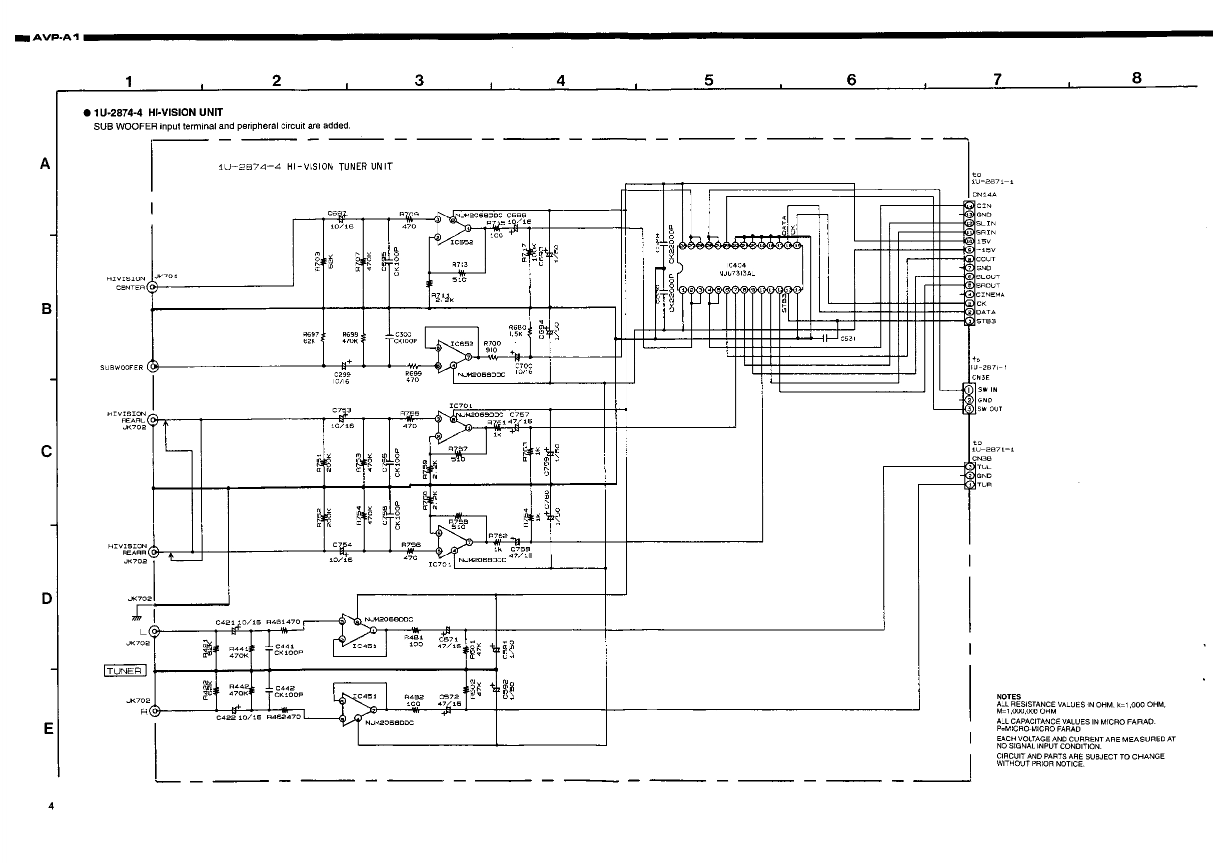 DENON AVP-A1 Audio-Video Pre-Amplifier Service Manual