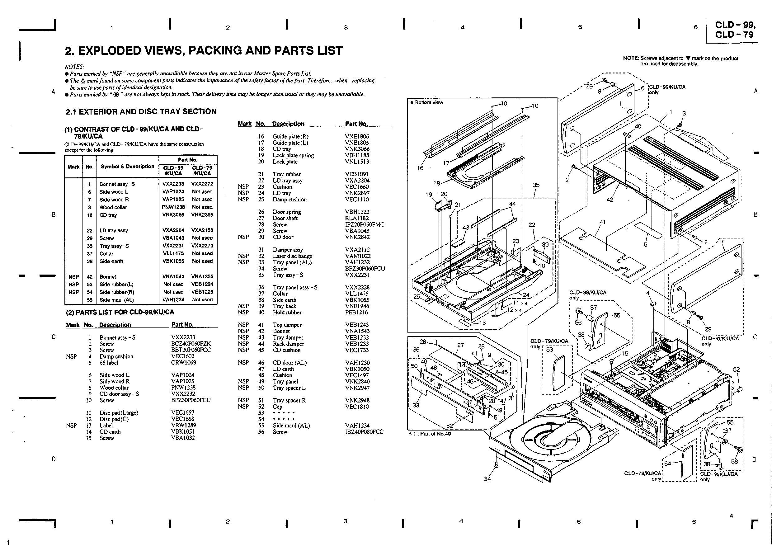 Pioneer CLD-99 and CLD-79 CD CDV LD Player Service Manual - INSTANT DOWNLOAD - Image 3