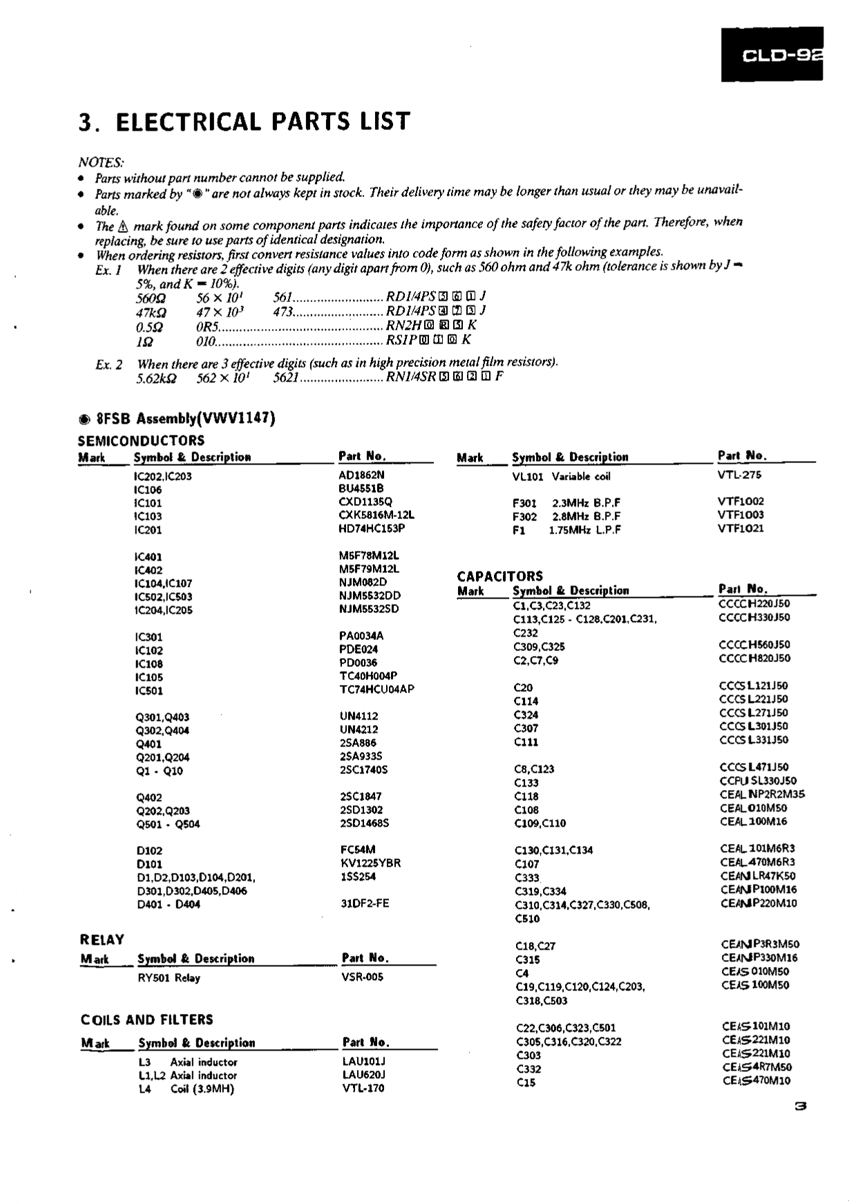 Pioneer CLD-92 CD CDV LD Player Service Manual - INSTANT DOWNLOAD - Image 3
